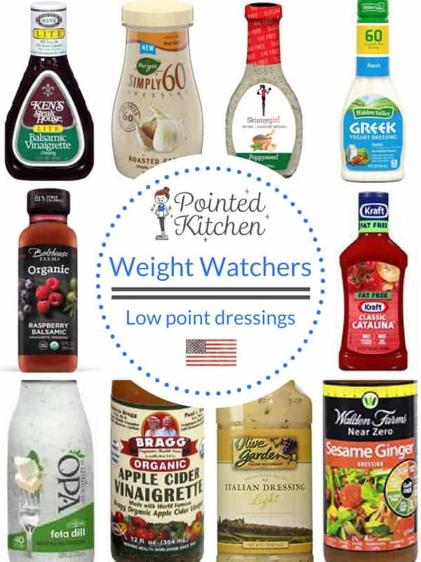 Low Point Salad Dressings Weight Watchers Pointed Kitchen