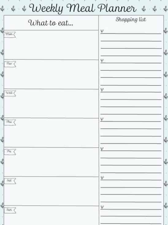 Paper Party Supplies Calendars Planners Paper WW Meal Weekly 