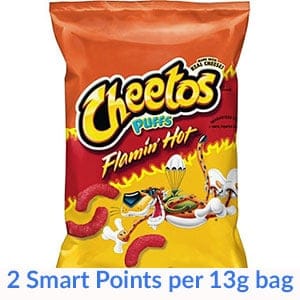 A bag of cheetos