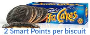 A box of McVities jaffa cakes