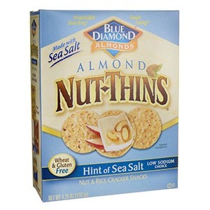 A box of Almond nut thins