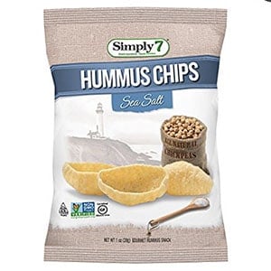 A bag of Hummus chips