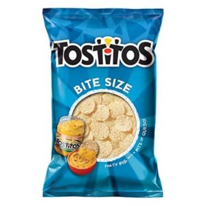 en pakke med bite størrelse Tostitos 