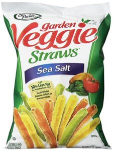 A bag of Garden Veggie Chips