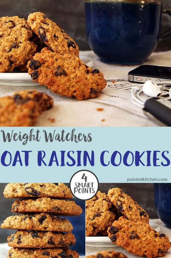 Oat Raisin Cookies Weight Watchers Pointed Kitchen