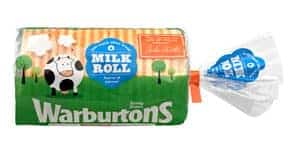Low Smart Point Breads UK - Milk Roll Warburton