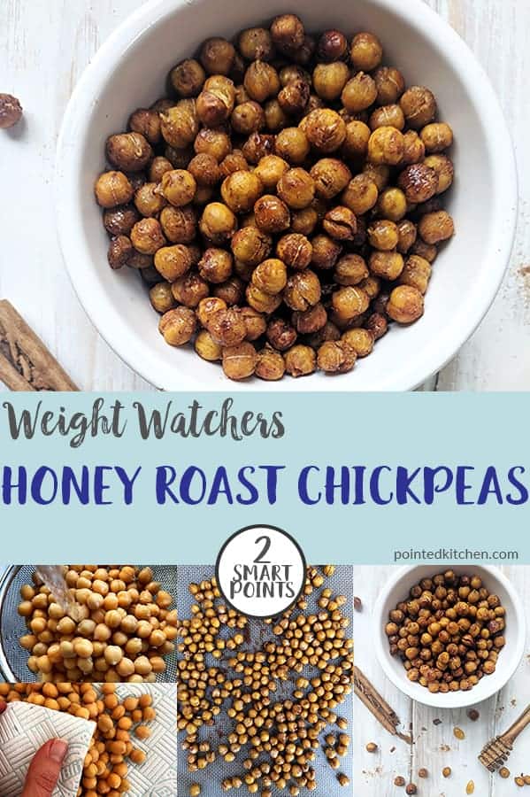 Honey Roasted Chickpeas | Weight Watchers | Pointed Kitchen