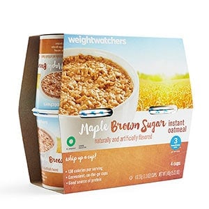 A box of Low Point Cereal by Weight Watchers