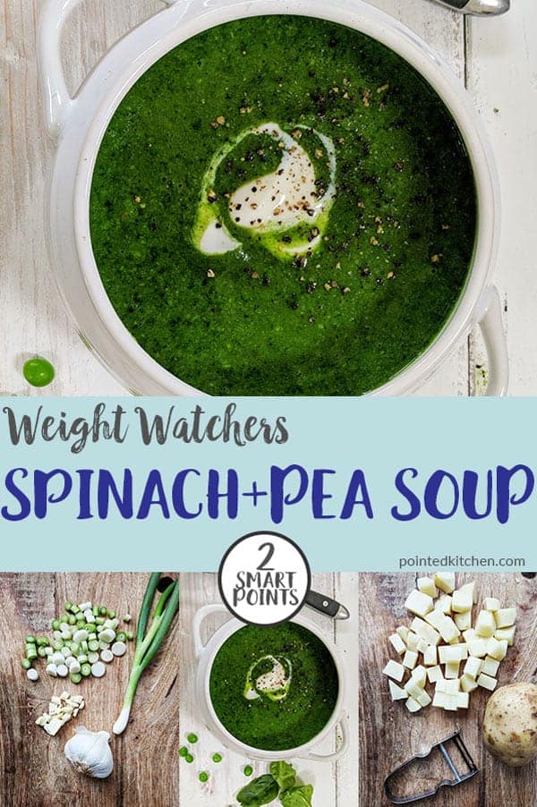Spinach and Pea Soup Weight Watchers Pointed Kitchen