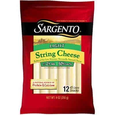 Sargento light string cheese - low point cheese