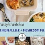 Pictures of chicken leek and mushroom pie