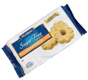 A pack of Murrays Sugar Free Shortbreads
