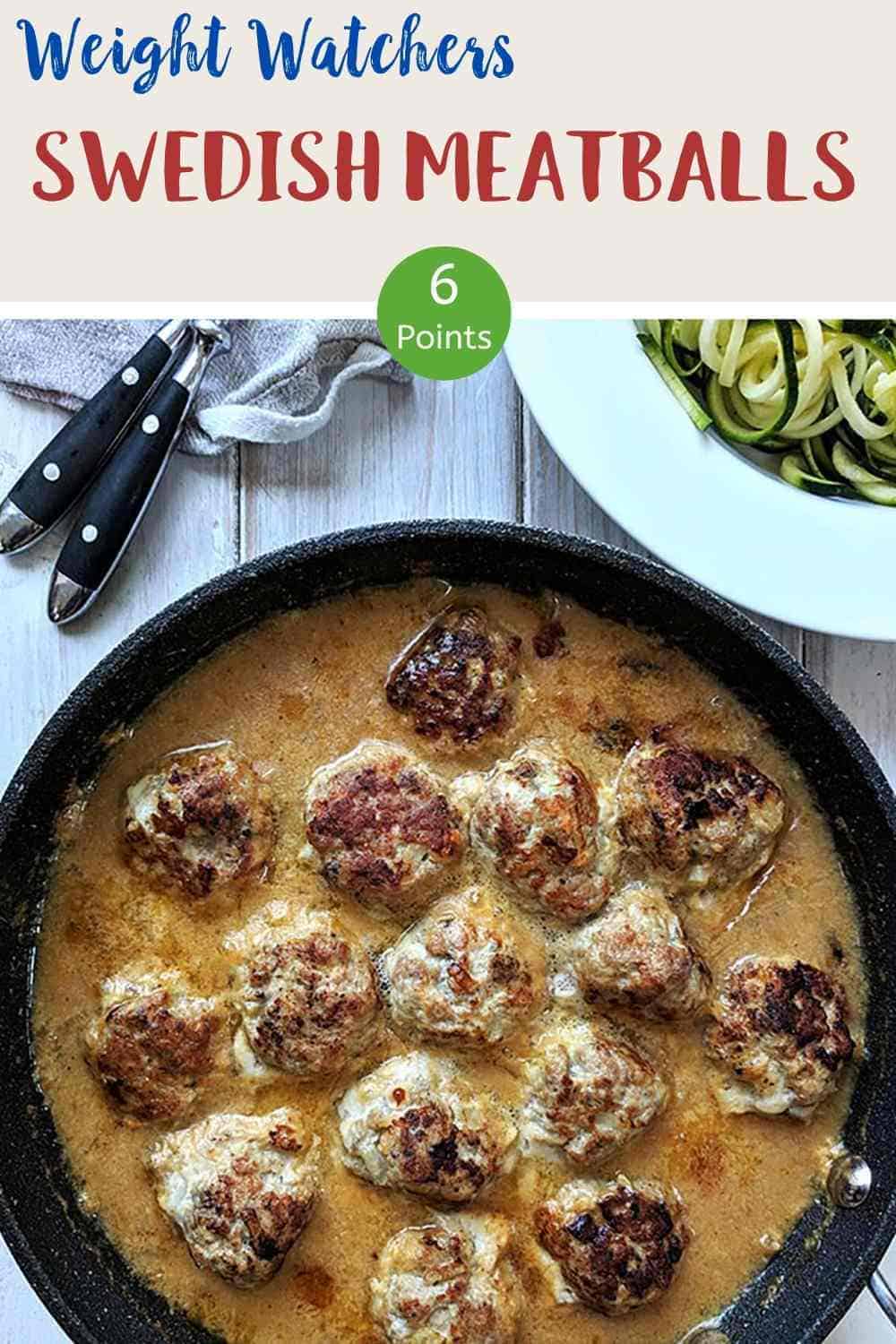 Swedish Meatballs | Weight Watchers | Pointed Kitchen