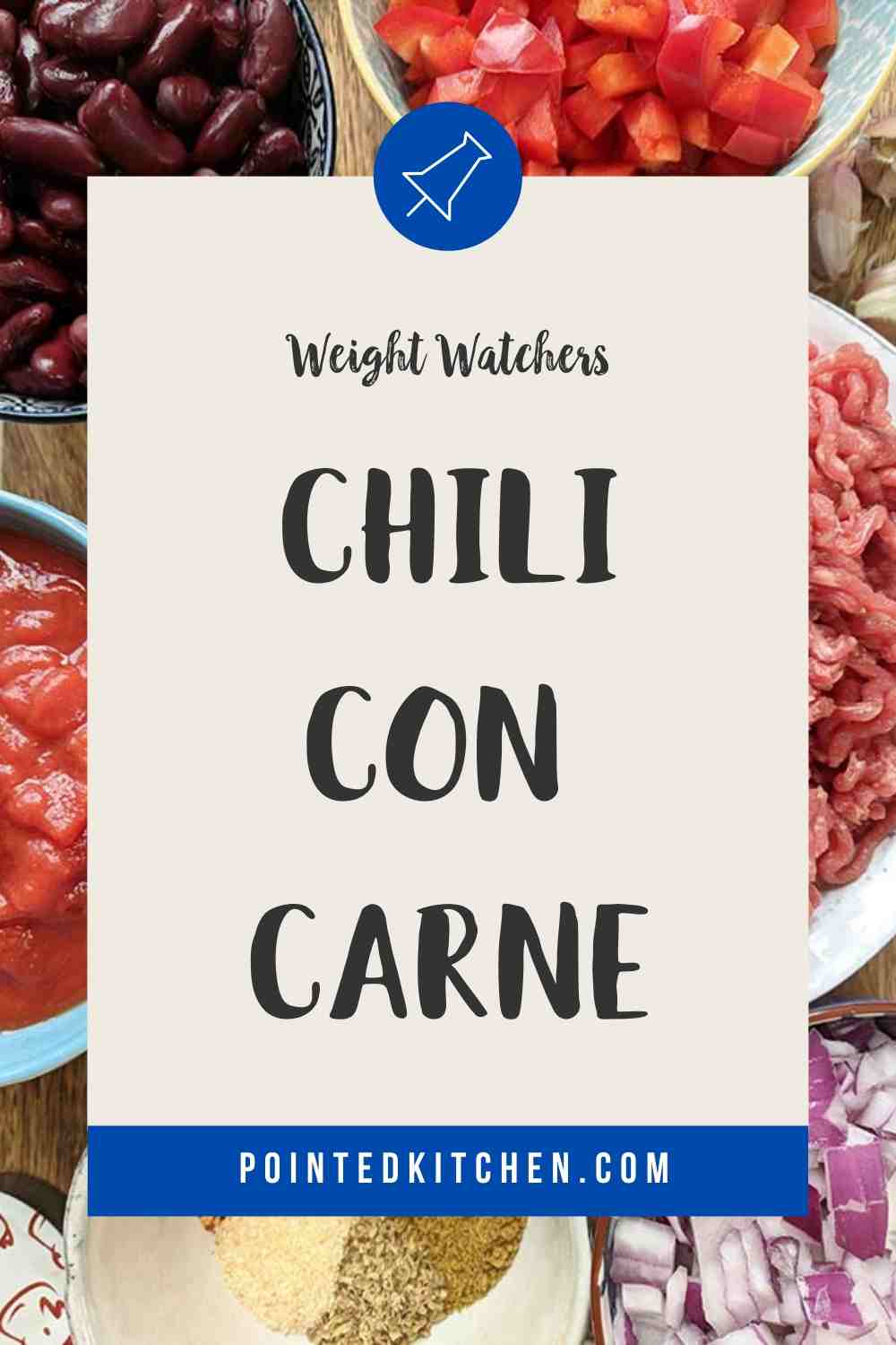 Ingredients needed to make chili con carne