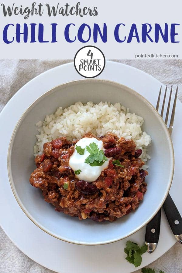 A bowl of chili con carne