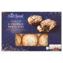 A box of asda extra special all butter crumble mince pies