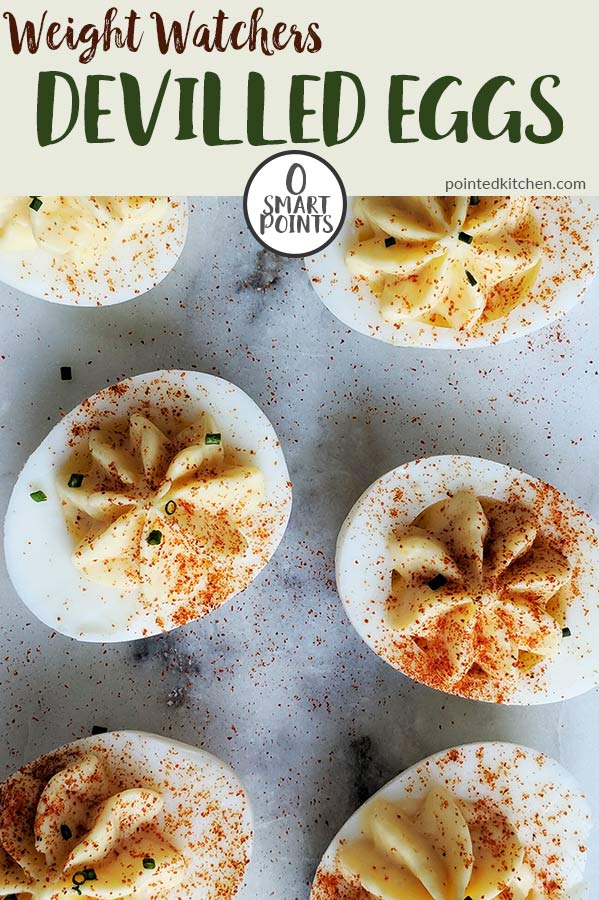 A plate of devilled eggs