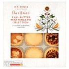 A box of waitrose christmas all butter mini mince pie selection