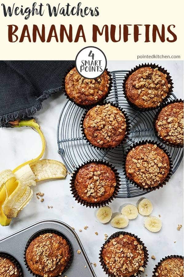 Banana muffins on a white table