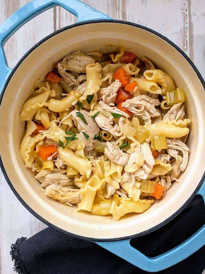 Hearty Chicken Noodle Soup | Weight Watchers | Pointed Kitchen