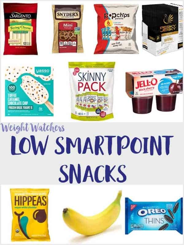 A selection of the Best low point snacks for Weight Watchers