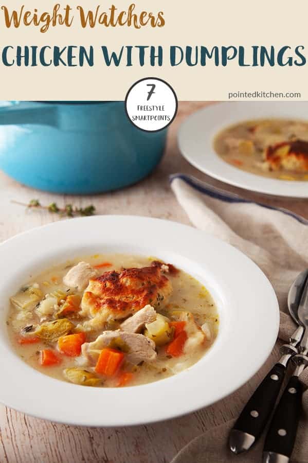 Easy Chicken & Dumplings | Weight Watchers | Pointed Kitchen