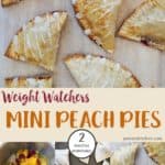 Pictures of mini peach pies