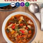 A bowl of zero point cabbage soup
