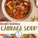 A bowl of cabbage soup | weight watchers