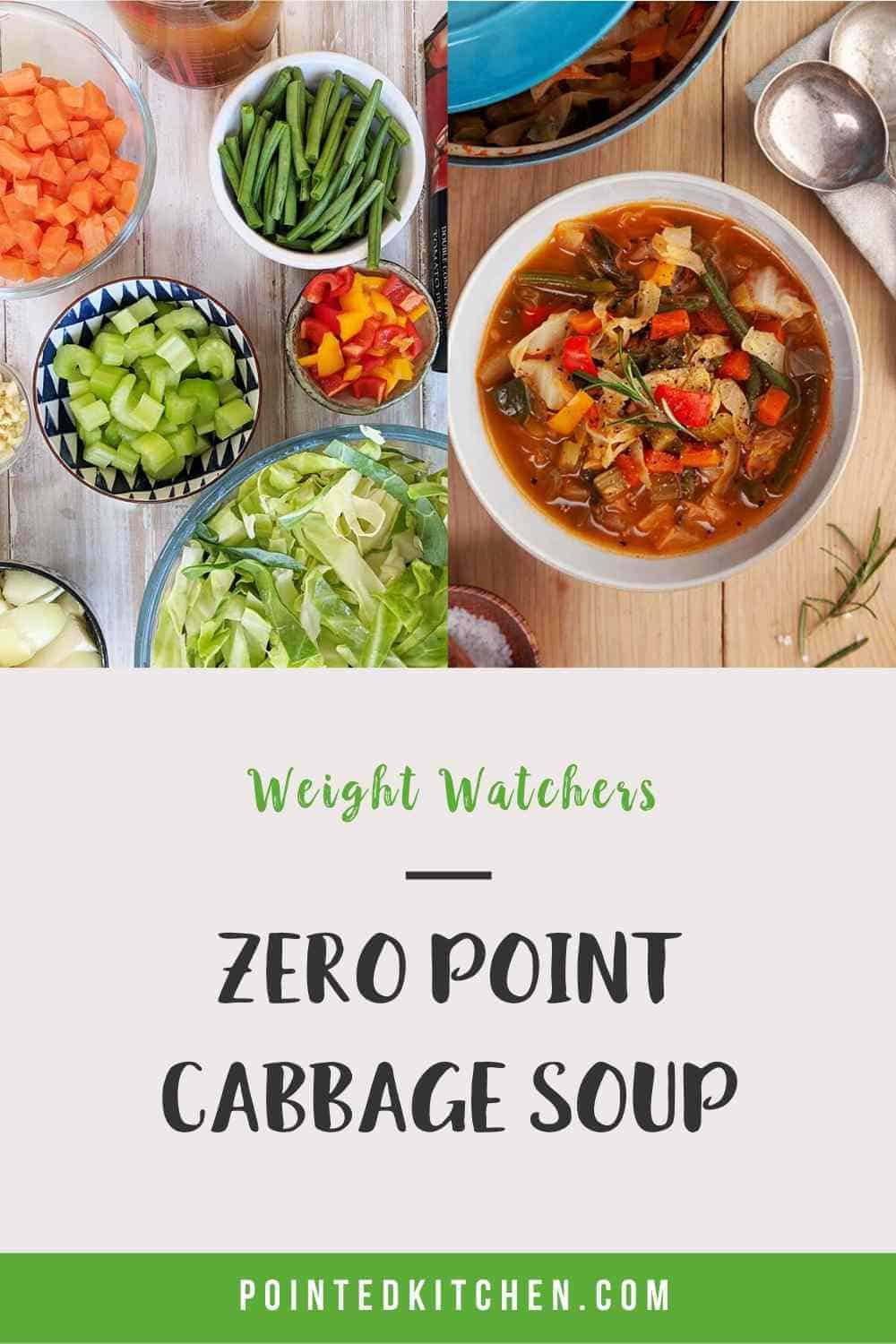 Zero Point Cabbage Soup Weight Watchers Pointed Kitchen