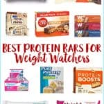 Photos of the best protein bars for Weight Watchers
