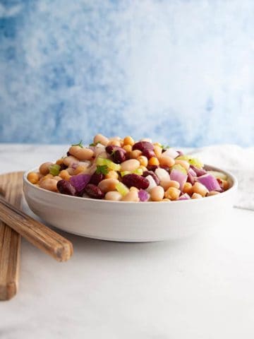 Three Bean Salad | Weight Watchers | Pointed Kitchen