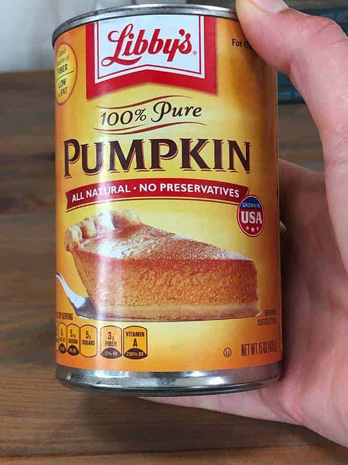 A can of Libby's Pumpkin