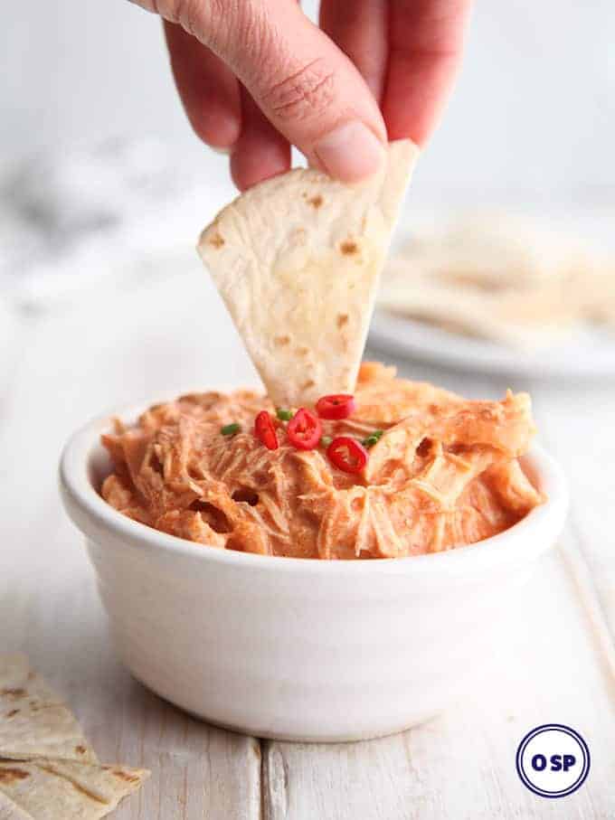 Buffalo Chicken Dip | Weight Watchers | Pointed Kitchen