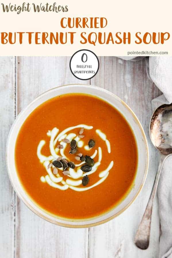 Curried Butternut Squash Soup Weight Watchers Pointed Kitchen