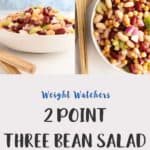 Picture of 3 bean salad in a bowl