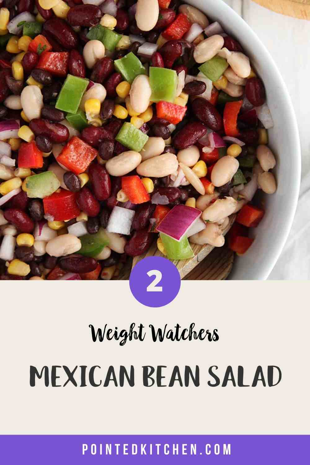 Mexican Bean Salad Weight Watchers Pointed Kitchen