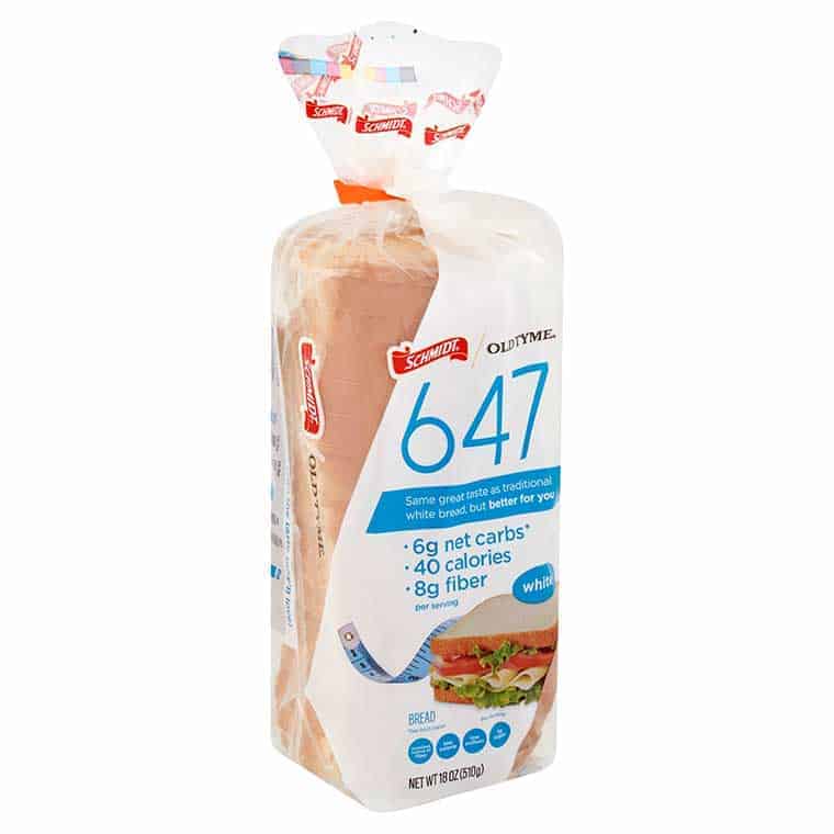 A loaf of Schmidt old tyme 647 White bread