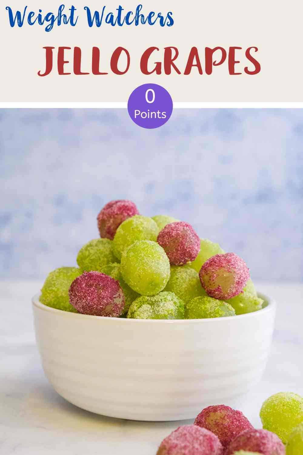 Jello Grapes | Weight Watchers | Pointed Kitchen