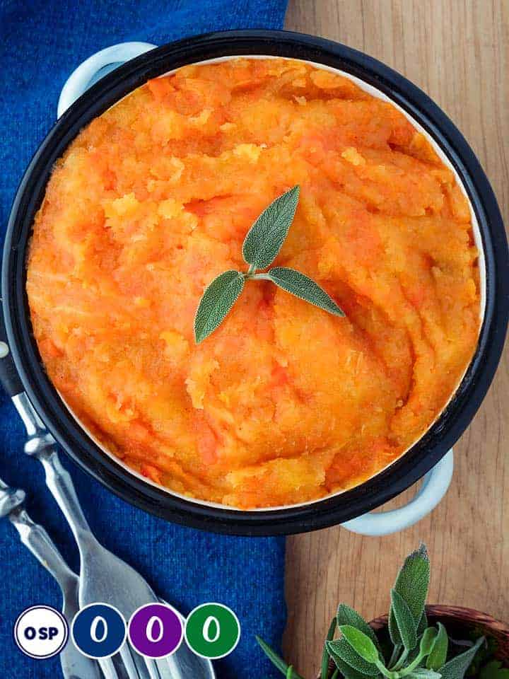 Swede (Rutabaga) & Carrot Mash | Weight Watchers | Pointed Kitchen