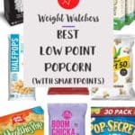 A collage of the Best Low Point Popcorns on WW