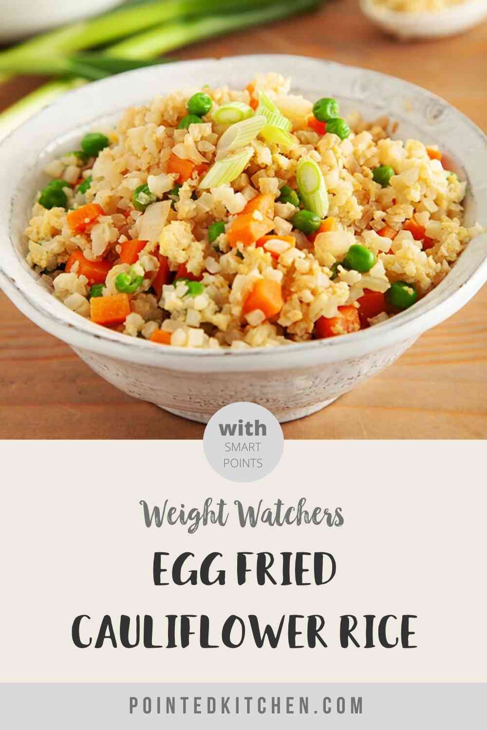 Zero Point Egg Fried Cauliflower Rice Weight Watchers Pointed Kitchen