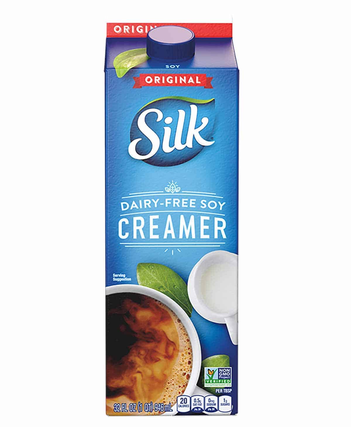 A carton of Silk Original Soy Creamer