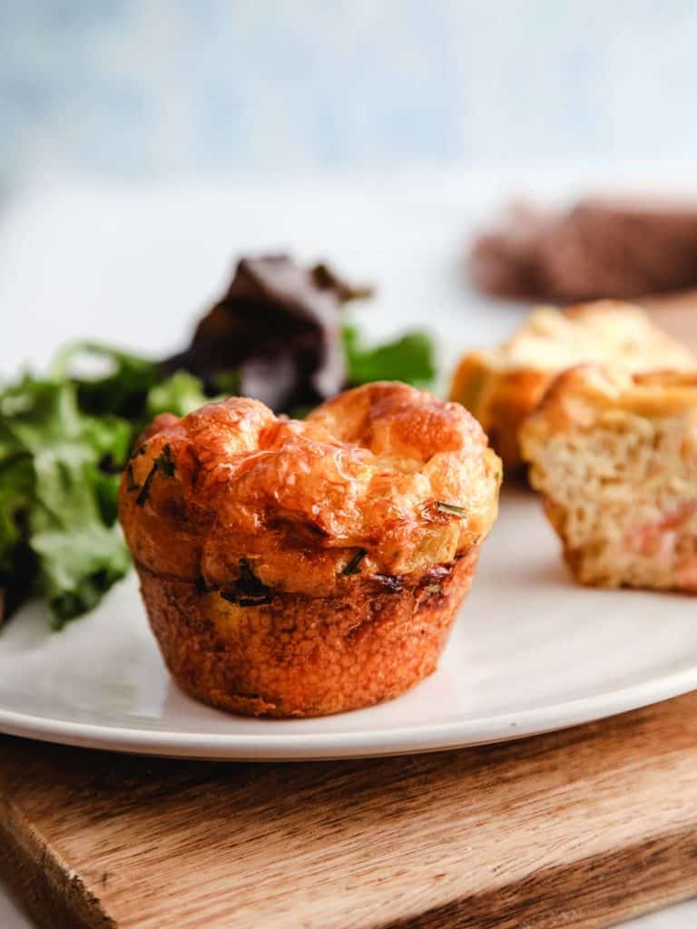 Smoked Salmon Breakfast Muffins | Weight Watchers | Pointed Kitchen