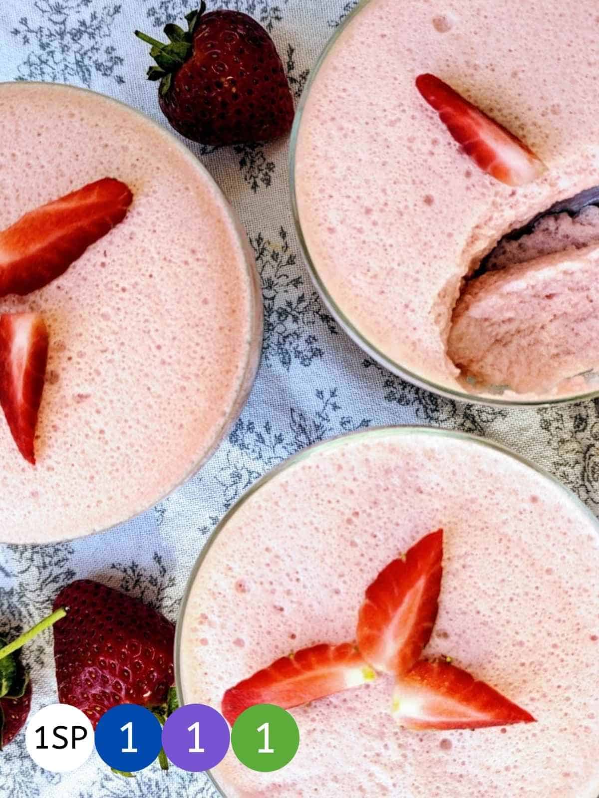 Strawberry Fluff | Weight Watchers | Pointed Kitchen