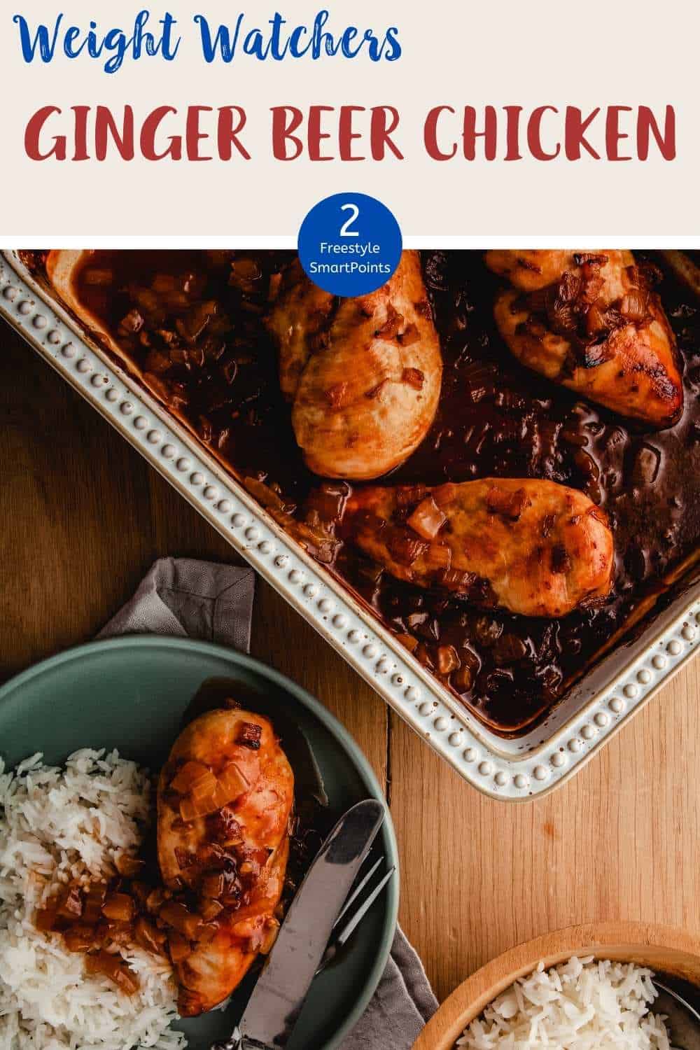 Ginger Beer Chicken | Weight Watchers | Pointed Kitchen