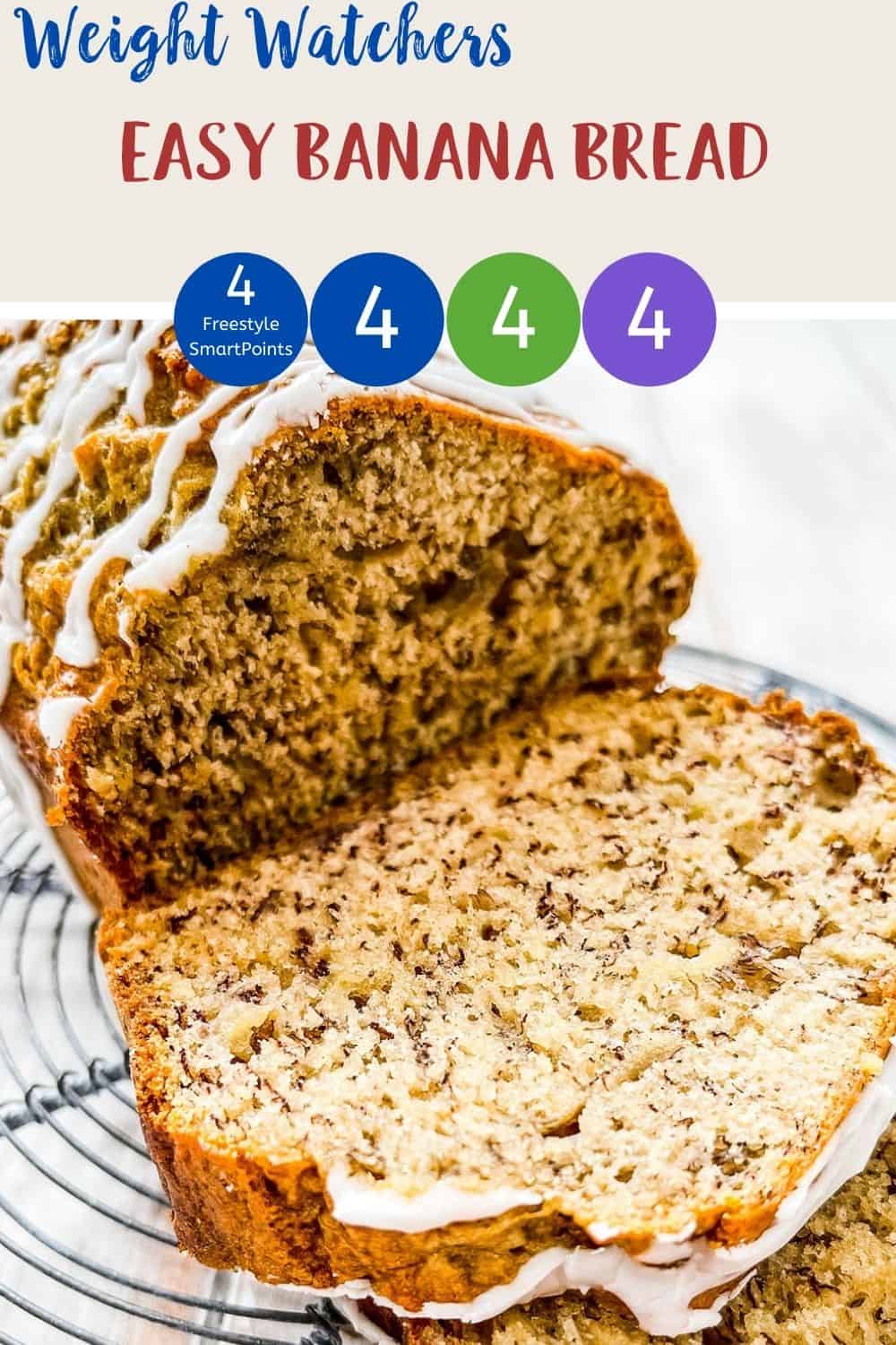 Banana Bread | Weight Watchers | Pointed Kitchen