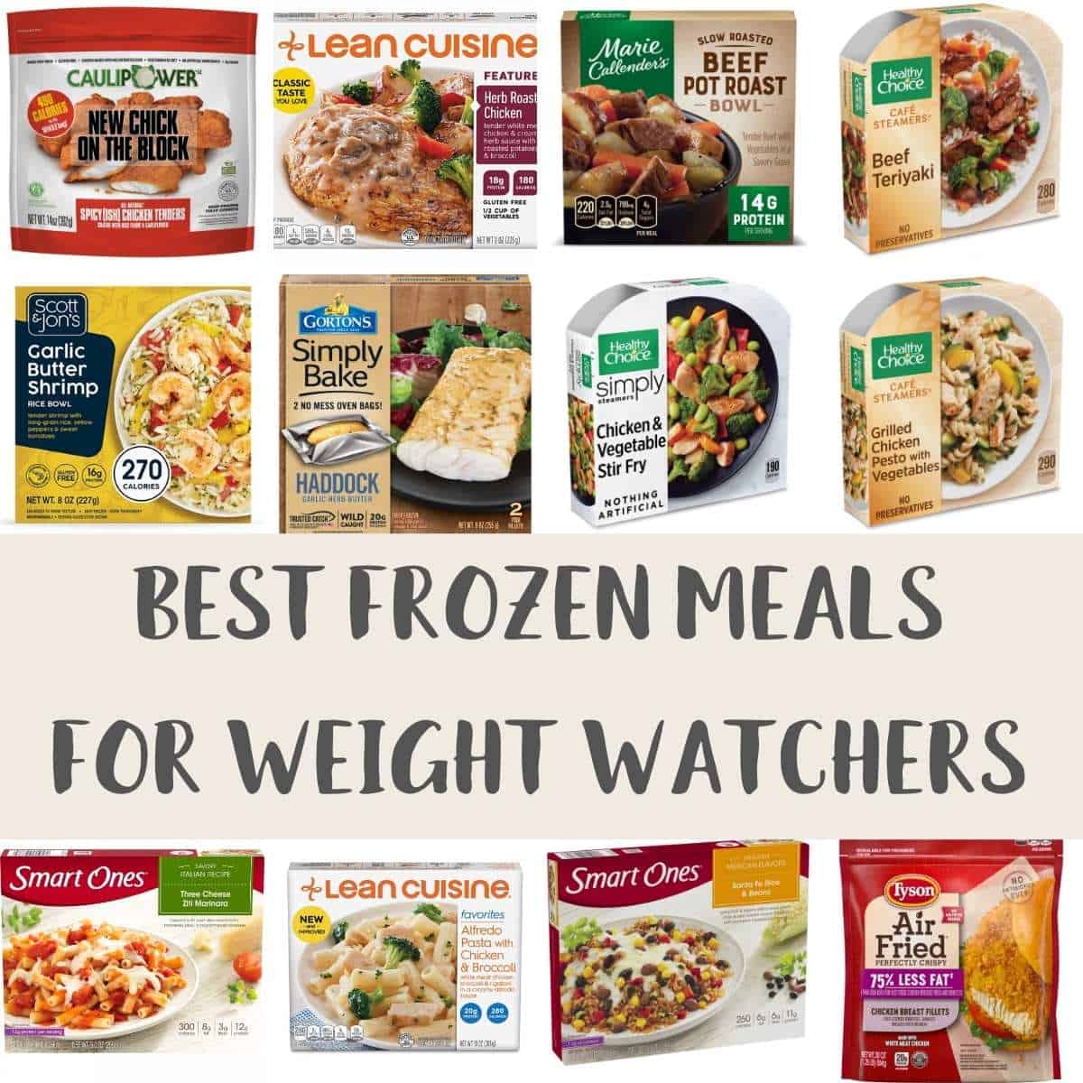 Best Frozen Meals For Weight Watchers