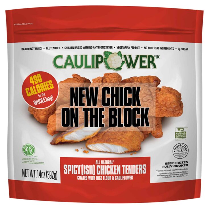 A package of Caulipower chicken tenders.