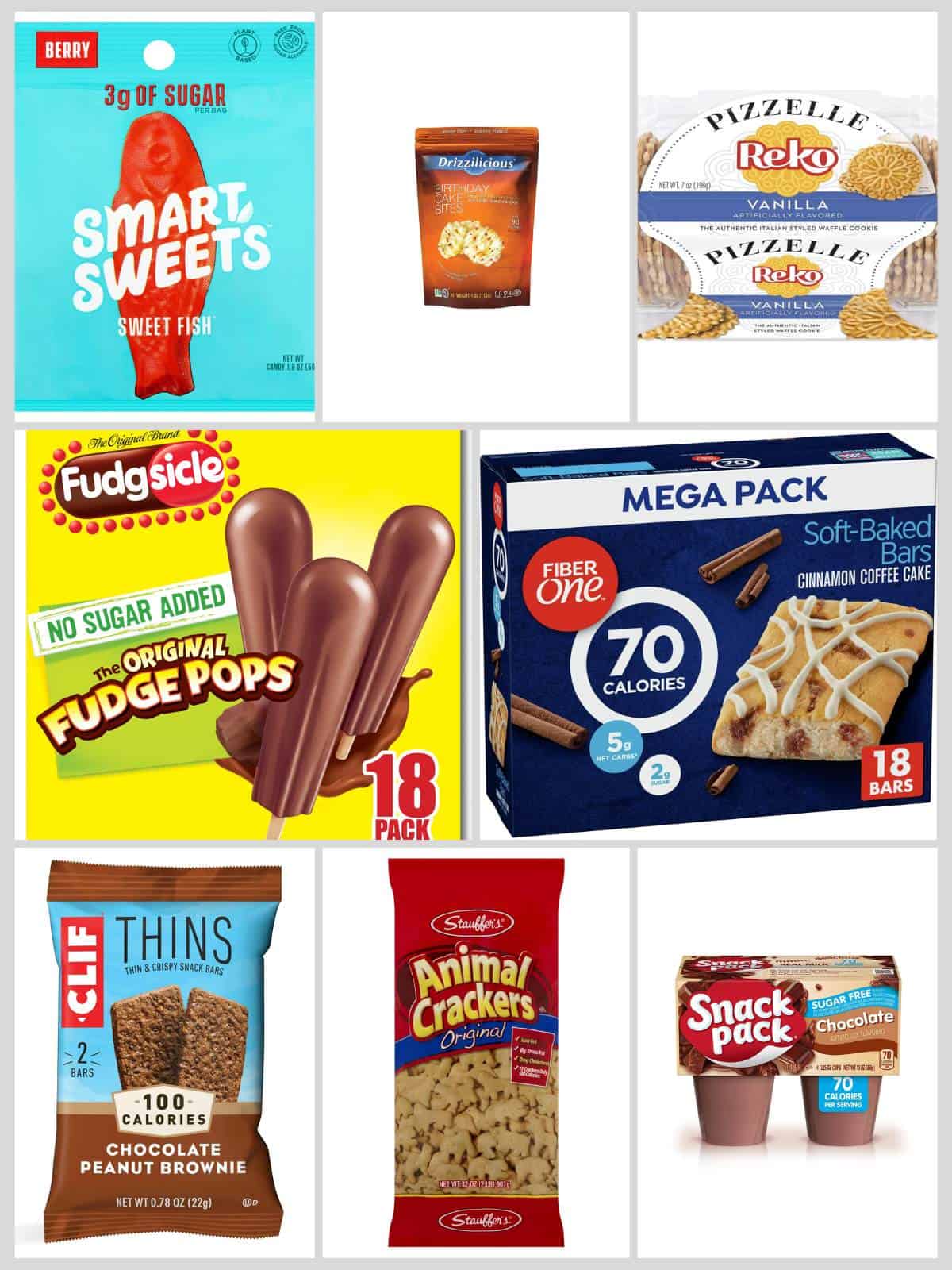 A collage of foods which are low in Weight Watchers Points.